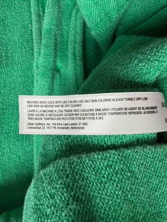 Free People So Fresh Vest Only 
Size Large Boho Boxy Green - Picture 13 of 14